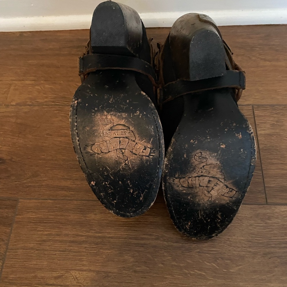 Freebird by Steven Black and Brown Ankle Booties - Picture 4 of 7